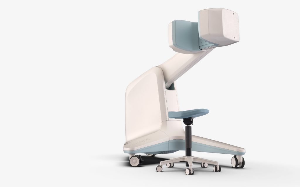 société de conception de produits, rendus d'un scanner PET