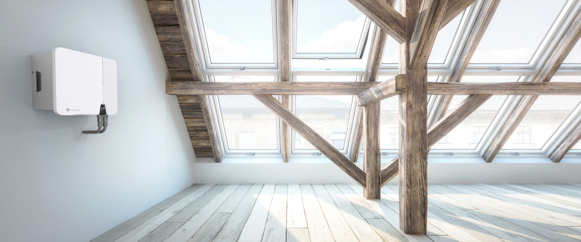 hybrid solar inverter, reddot design award, on the attic