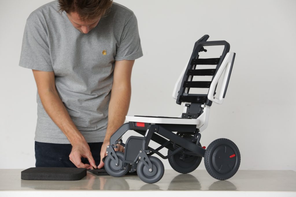 conception d'un fauteuil roulant, assemblage d'un prototype