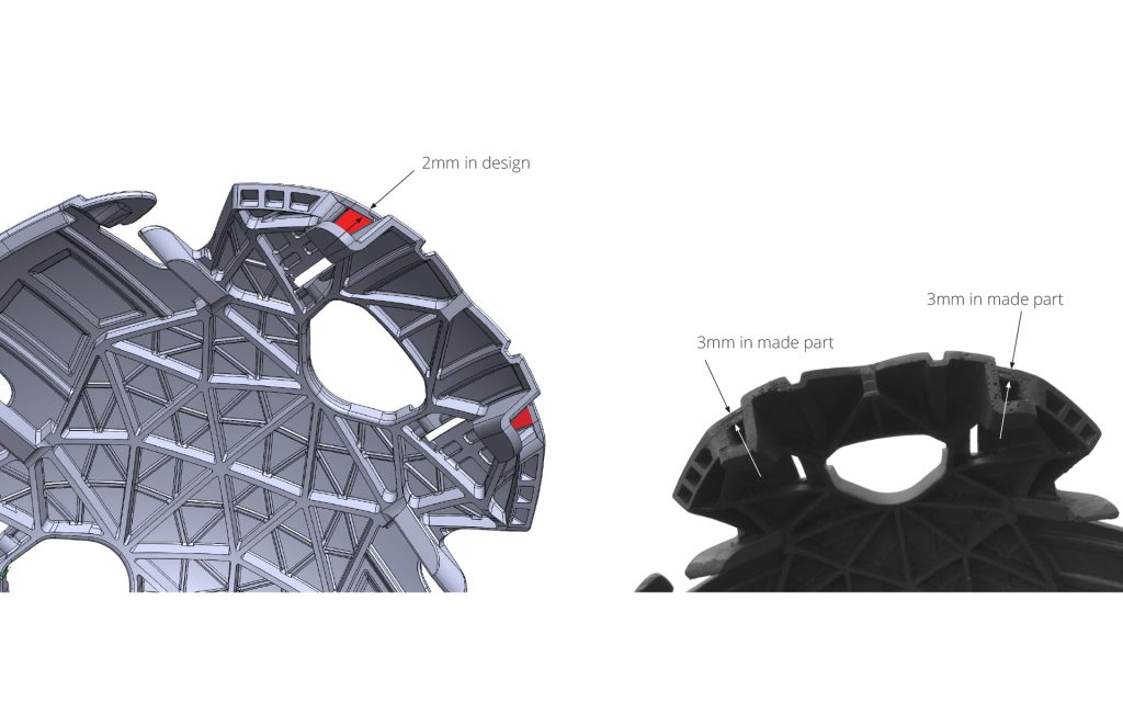 3d cad modeling of a sports product
