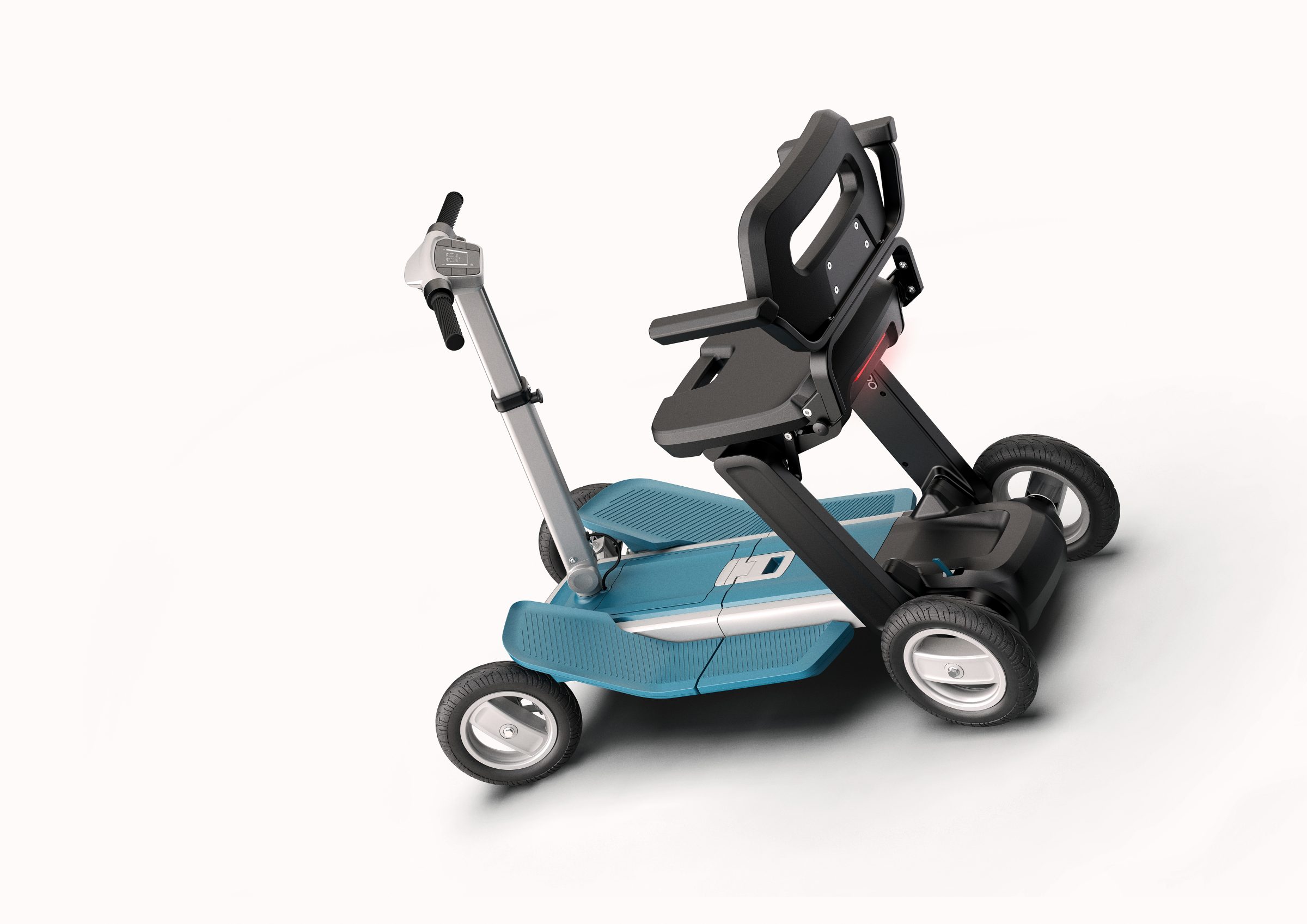 développement des scooters de mobilité, vue de dessus