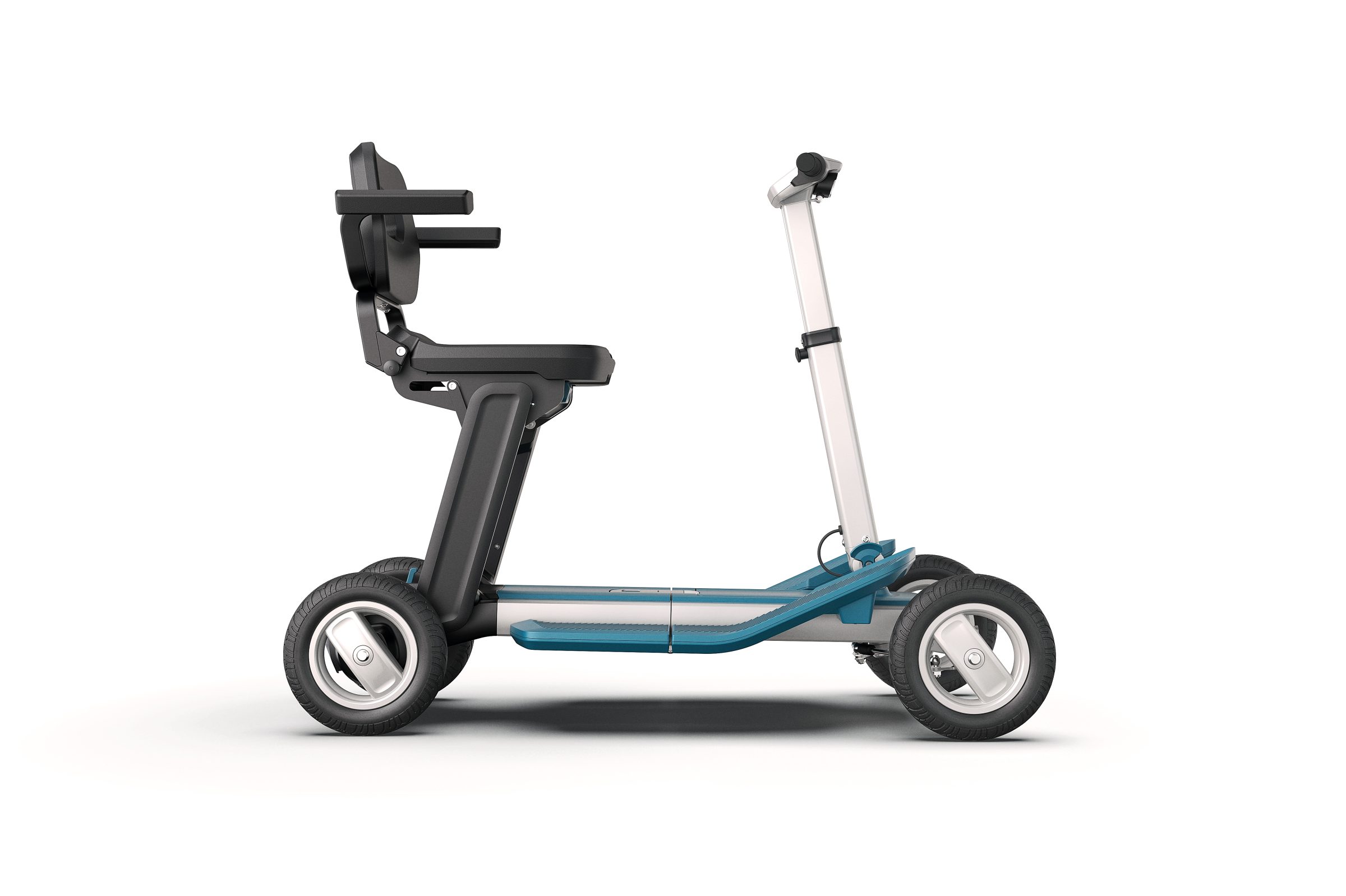 développement d'un scooter de mobilité, vue latérale